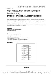 BA12003B/BF datasheet pdf ROHM
