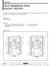 BA3570F/FS datasheet pdf ROHM