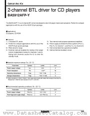 BA5912AFP-Y datasheet pdf ROHM
