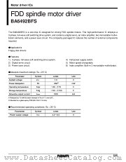 BA6492BFS datasheet pdf ROHM