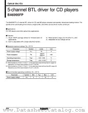 BA6995FP datasheet pdf ROHM