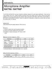 BA7760/F datasheet pdf ROHM