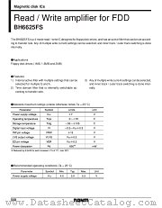 BH6625FS datasheet pdf ROHM