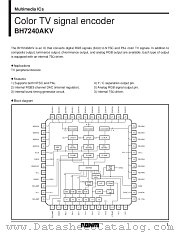 BH7240AKV datasheet pdf ROHM