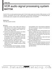 BH7775K datasheet pdf ROHM
