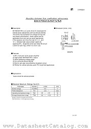 BH7823AFVM datasheet pdf ROHM