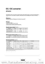 BP5029 datasheet pdf ROHM