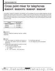 BU8242F datasheet pdf ROHM