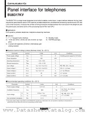 BU8317KV datasheet pdf ROHM