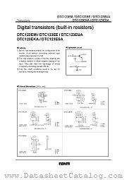 DTC123E  A datasheet pdf ROHM