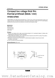 KF2002-GF84A datasheet pdf ROHM