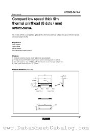 KF2002-GH10A datasheet pdf ROHM