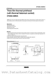 KF2002-GM50A datasheet pdf ROHM