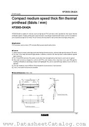 KF2003-GK42A datasheet pdf ROHM