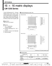 LM-1256LB datasheet pdf ROHM