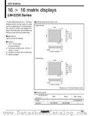 LM-2256MUB datasheet pdf ROHM