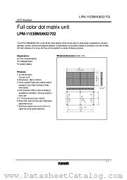 LPM-1153BMU602 datasheet pdf ROHM