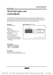 LUM-512HML300 datasheet pdf ROHM