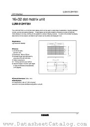 LUM-512HY351 datasheet pdf ROHM