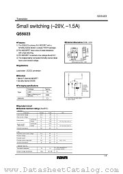 QS5U23 datasheet pdf ROHM