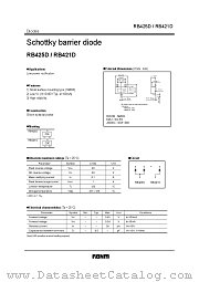 RB425D datasheet pdf ROHM