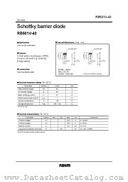 RB501V-40 datasheet pdf ROHM