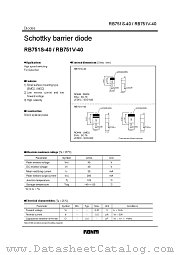 RB751V-40 datasheet pdf ROHM
