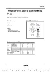 RPI-222 datasheet pdf ROHM