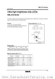 SML-512UW datasheet pdf ROHM