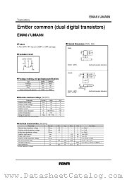 UMA6N datasheet pdf ROHM