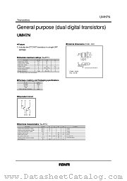 UMH7N datasheet pdf ROHM