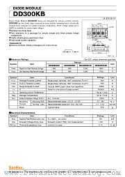 DD300KB80 datasheet pdf SanRex