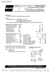 2SC4402 datasheet pdf SANYO