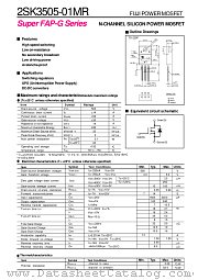 2SK3505-01 datasheet pdf SANYO