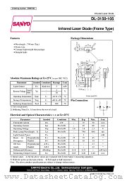 DL-3150-105 datasheet pdf SANYO