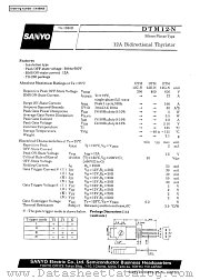 DTM12-N datasheet pdf SANYO