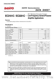 EC3101C datasheet pdf SANYO