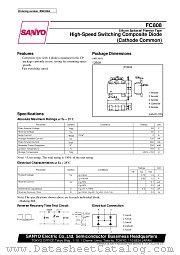 FC808 datasheet pdf SANYO