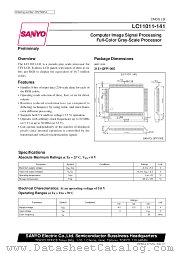 LC11011-141 datasheet pdf SANYO