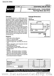 LC321664BJ datasheet pdf SANYO