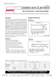 LC33832ML-70 datasheet pdf SANYO