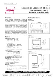 LC35256D-10 datasheet pdf SANYO