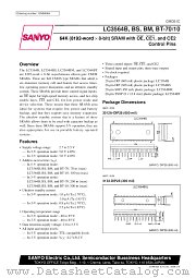 LC3564B datasheet pdf SANYO