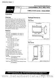 LC361000ARLL-10 datasheet pdf SANYO