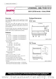 LC36256AL-12 datasheet pdf SANYO