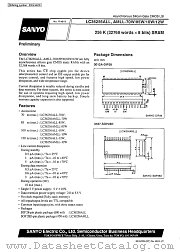 LC36256ALL-12W datasheet pdf SANYO