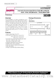 LC378000RP datasheet pdf SANYO