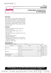 LC4100 datasheet pdf SANYO