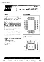 LC58E68 datasheet pdf SANYO
