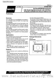 LC58E7008 datasheet pdf SANYO